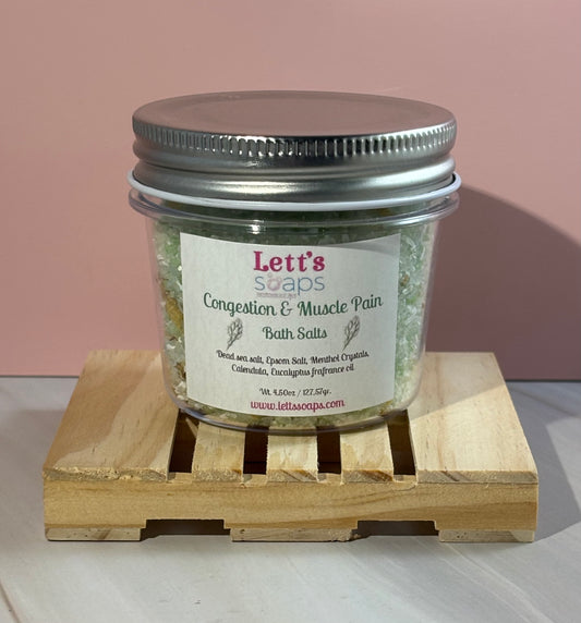 Congestion & Muscle Pain Bath Salts