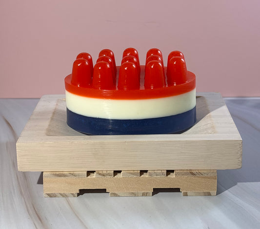 Red, White and Blue Massage Soap (SPA Bar)