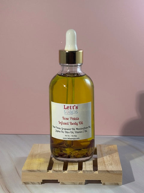 Rose Petals Infused Body Oil